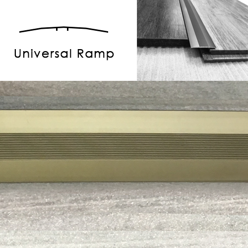 Luxury Aluminium Cover Ramps (Champagne)